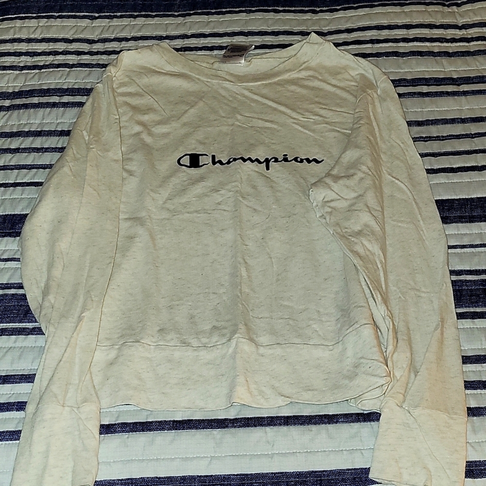 Never worn Champion crop long sleeve